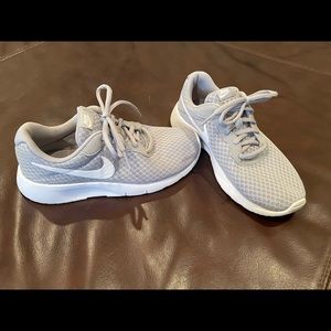 Nike gray shoes size 3Y